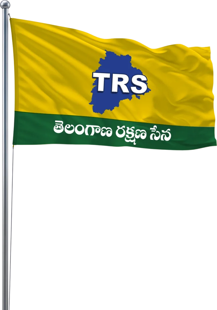 The Telangana Rakshana Sena flag