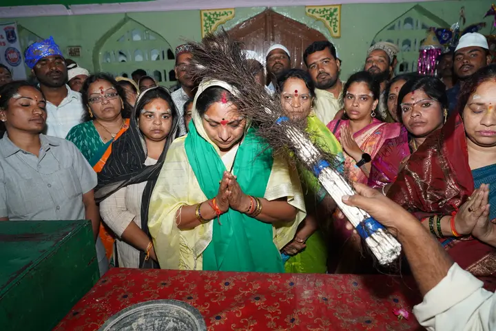 Receiving the blessing
