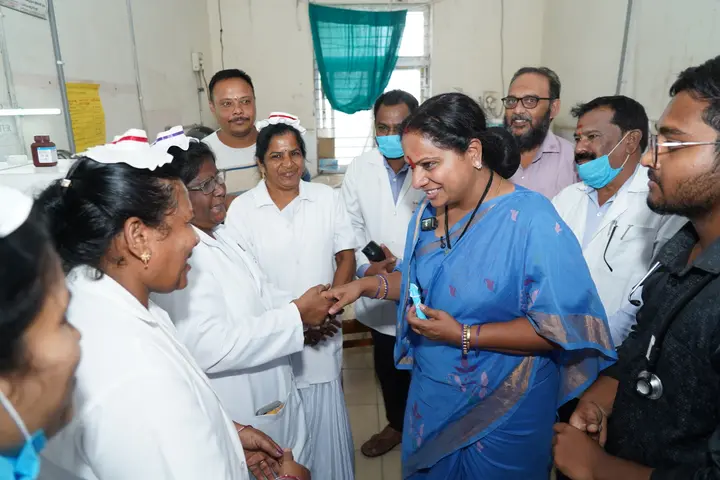 With the nursing staff