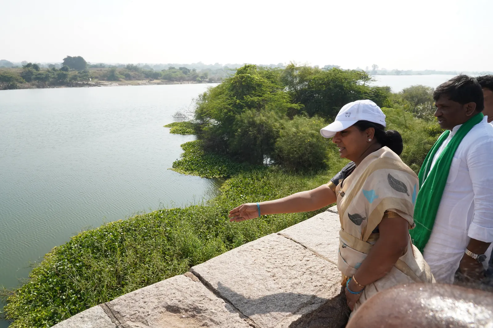 At the reservoir