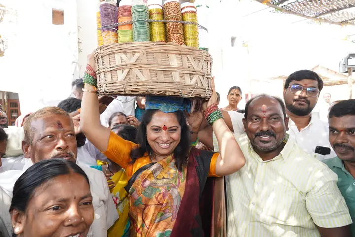 Carrying the bangle basket