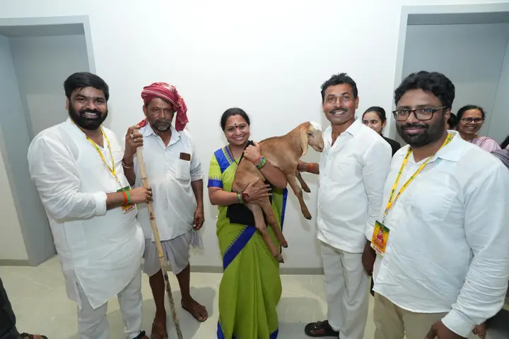 With a shepherd family