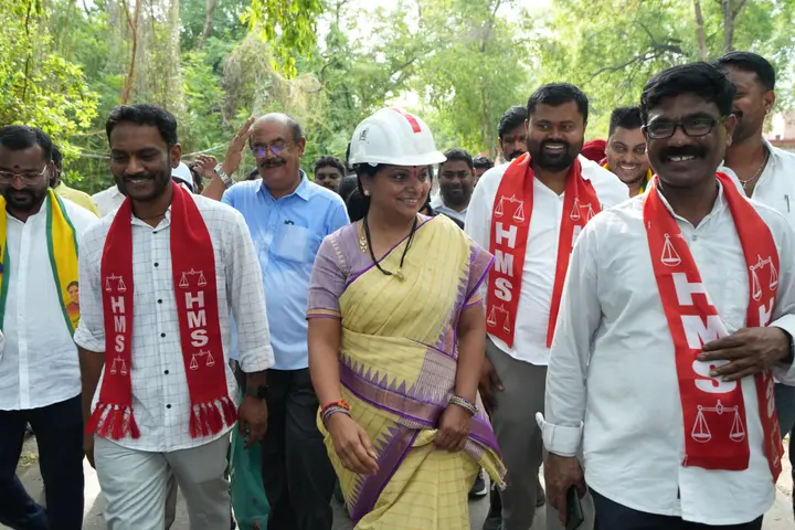 With the union and the workers