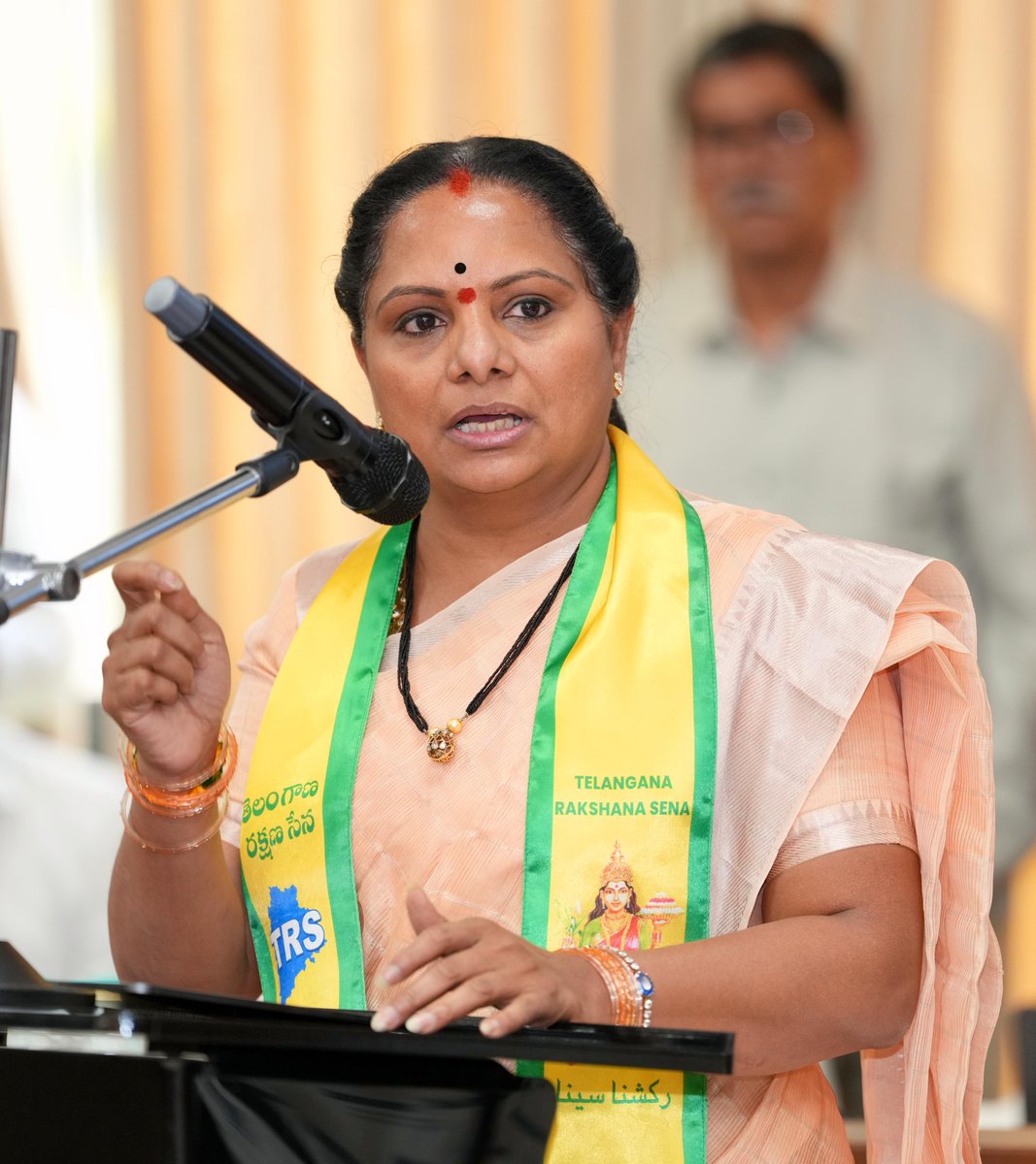 Smt. Kalvakuntla Kavitha, President of the Telangana Rakshana Sena
